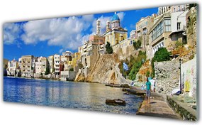 Panel Szklany Zabytkowe Miasto nad Zatoką