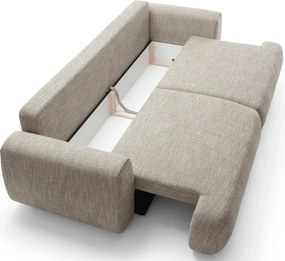 Rozkładana kanapa nowoczesna ciepły szary R3-W66