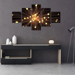 Obraz abstrakcji (125x70 cm)