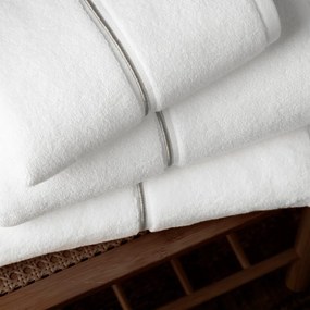 Biały bawełniany ręcznik frotte 50x85 cm Zero Twist – Bianca