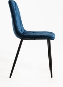 Zestaw 4 Krzese Lyke Aksamitne