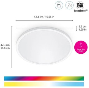 Inteligentna lampa sufitowa LED 22 W SuperSlim – WiZ