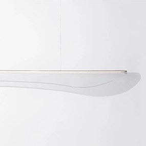 Lampa do jadalni z transparentnym kloszem Cortina No.4 120 cm złota