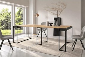 Rozkładana konsola Nuvio – nowoczesny design, funkcjonalność i elegancja w jednym meblu, wiele kolorów blatu i stali do wyboru