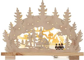 Nexos Świąteczny łuk świetlny, 10 diod LED, ciepła biel, bat