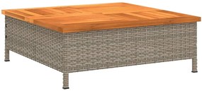 Szary niski stolik pod parasol ogrodowy E8-E13