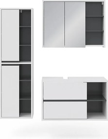 Zestaw mebli łazienkowych biały 60x45x100 viola