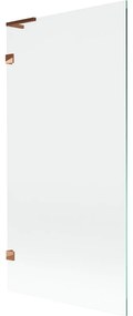 Mexen Lunar L parawan nawannowy 1-skrzydłowy 90 x 150 cm, transparent, różowe złoto - 897L-090-000-60-00
