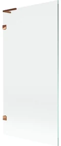 Mexen Lunar L parawan nawannowy 1-skrzydłowy 90 x 150 cm, transparent, różowe złoto - 897L-090-000-60-00