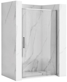 Drzwi Prysznicowe Uchylne REA Rapid Swing Chrom 120