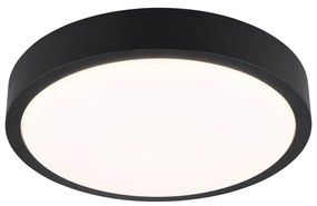 Czarna lampa sufitowa LED ø 40 cm Iseo – Trio