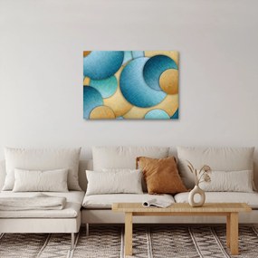 Obraz kręgów abstrakcji (70x50 cm)
