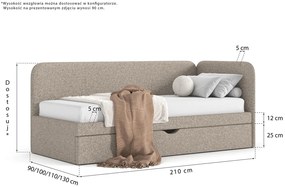 Łóżko Bao z szufladą