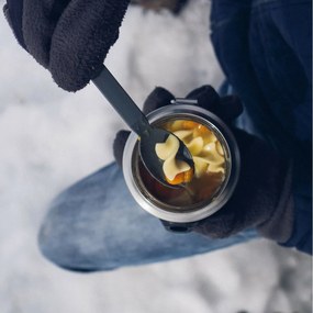 STANLEY Termos obiadowy 400 ml z łyżką/widelcem, czarny matowy