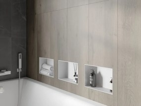 Mexen X-Wall-NR półka wnękowa bex kołnierza 30 x 20 cm, biała - 1921302010