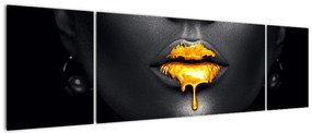 Obraz - Usta kobiety (170x50 cm)