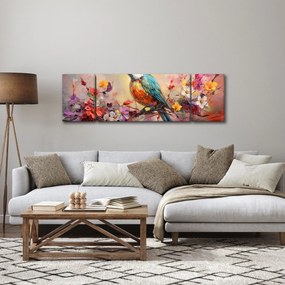 Obraz - Malowanie ptaka (170x50 cm)
