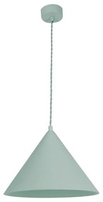 Zielona lampa wisząca SULION Vilma, wys. 150 cm