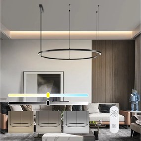 Immax NEO 07329L - LED ściemnialny żyrandol na lince FINO 72W/230V 120 cm czarny Tuya + pilot