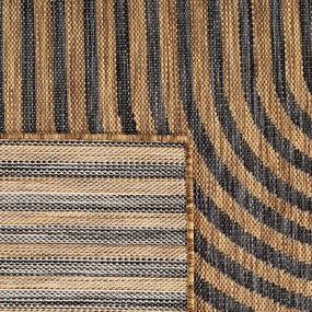 Czarny/brązowy chodnik odpowiedni na zewnątrz 80x250 cm Mira 1453 – Ayyildiz Carpets
