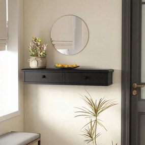 Wisząca półka z szufladami, nowoczesna szafka loftowa do salonu i sypialni, montowana na ścianie