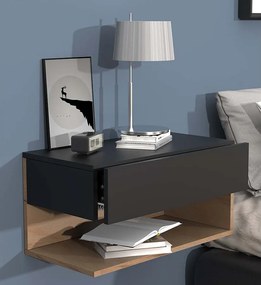 Drewniana ściana wisząca stolik nocny Usal XL 60cm