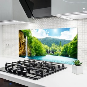 Szkło nad Blatem Harmonijny Krajobraz Alpejski