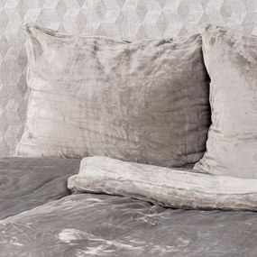 4Home pościel mikroflanela szary, 140 x 220 cm, 70 x 90 cm