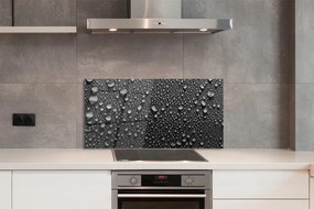 Szklany Panel Kryształowe Krople Wody