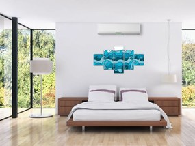 Obraz - Abstrakcja, morze (125x70 cm)