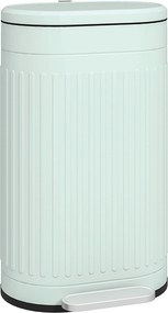 HOMCOM Kosz na Śmieci 30L Pedałowy z Pokrywą, Wyjmowanym Wewnętrznym Pojemnikiem i Systemem Soft-Close, 36,5 x 31,2 x 60,8 cm, Zielony | Aosom PL