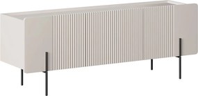 Szafka RTV Malmi 150 cm - kaszmir / czarne nóżki