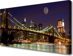 Obraz na płótnie Perspektywa Nowoczesnego Mostu