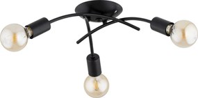 Przysufitowy żyrandol TORIZO 3xE27/15W/230V czarny