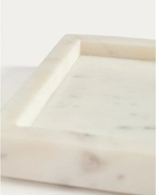 Marmurowa taca dekoracyjna 18x18 cm Serela – Kave Home