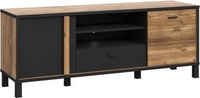 Dwudrzwiowa szafka RTV w stylu industrialnym Hayato 231