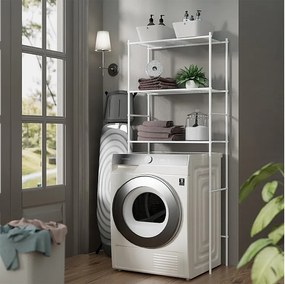 Półka na pralkę biały 66x30x162 miso