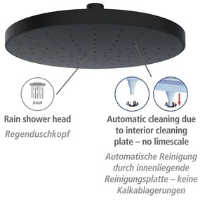 Deszczownica sufitowa z automatycznym czyszczeniem, Ø 22,5 cm, WENKO