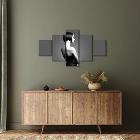 Obraz eleganckiej kobiety (125x70 cm)