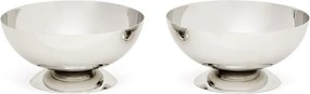Miski do serwowania ze stali nierdzewnej w kolorze srebra zestaw 2 szt. Nirela – Kave Home