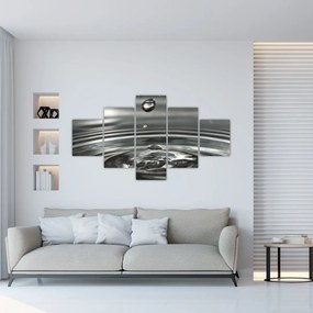 Obraz kropli wody (125x70 cm)