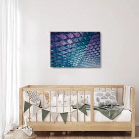 Obraz na szkle - struktura koloru (70x50 cm)