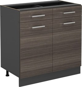 Szafka dolna do kuchni szlachetna szarość 80x46x81.6 r-line