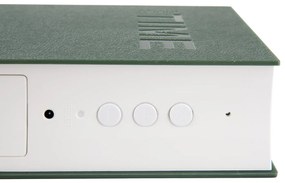 Zegar budzik książka BOOK, podświetlenie LED, 5 x 20 x 14 cm