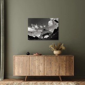 Obraz na szkle - Wieża Eiffla w Paryżu (70x50 cm)