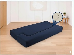 Sofa-materac 2w1 niebieska  granat