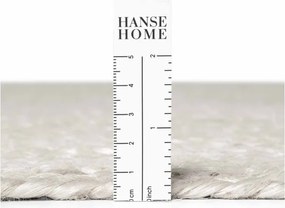 Biały okrągły dywan z juty dwustronny/tkany ręcznie ø 140 cm Braided – Hanse Home