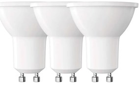 Żarówki LED z neutralnym światłem z gwintem GU10 zestaw 3 szt., 7 W – EMOS