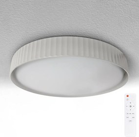 Brilagi - Ściemnialna oprawa sufitowa LED LUCIA LED/48W/230V śr. 41 cm biała + pilot