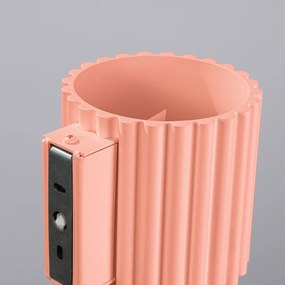 Kinkiet AURA brzoskwiniowy G9 ryflowany SOLLUX  LIGHTING
